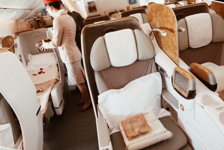 my Business Class upgrade on Emirates Airlines