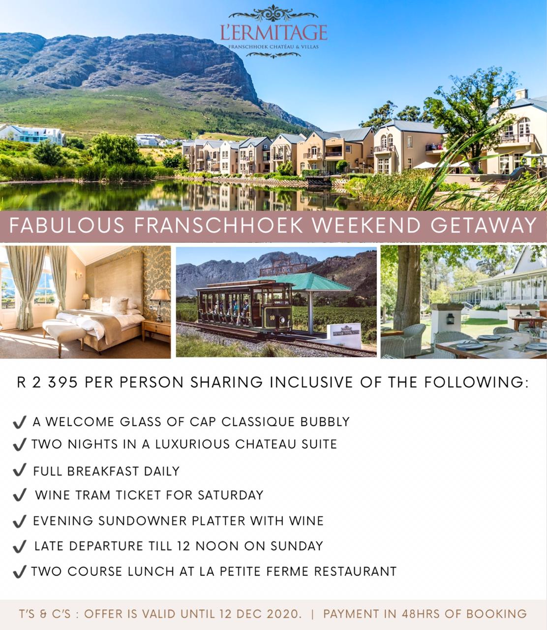 L’Ermitage Franschhoek Chateau & Villas